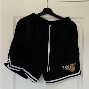 Love Nair Men's Black Athletic Shorts